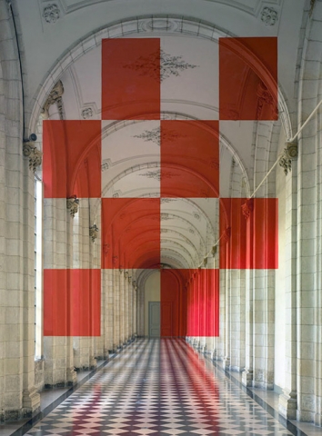 Felice Varini's Anamorphic Illusions